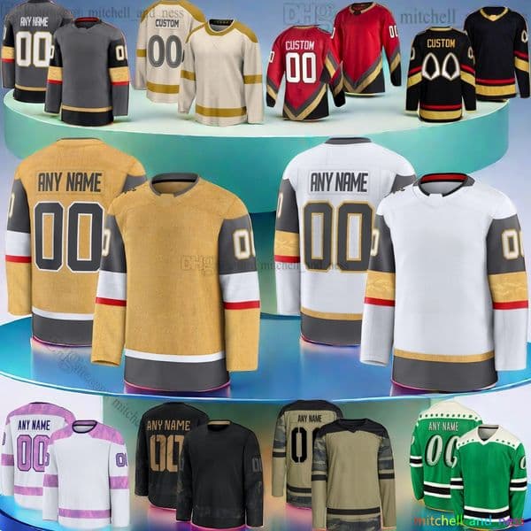 2026 Custom S-6XL New Ice Hockey Stitched 61 Mark Stone Jersey 9 Jack Eichel 33 Adin Hill 71 William Karlsson 93 Mitch Marner 75 Ryan Reaves 17 Ben Hutton Coghlan Jerseys