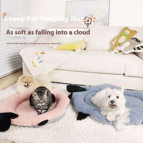 New Cloud Sheep Mimi and Dog Universal Cute Warm Mat, Cat Winter Mattress, Pet Sofa 25T1229