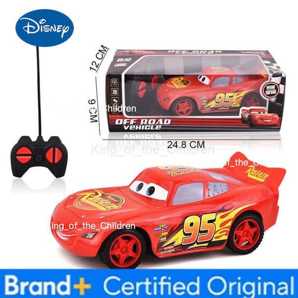 Disney Anime Pixar Cars 3 Electric Toy Car Lightning Mcqueen Remote Control Car Children Toy Simulation Racing Christmas Gifts H251229