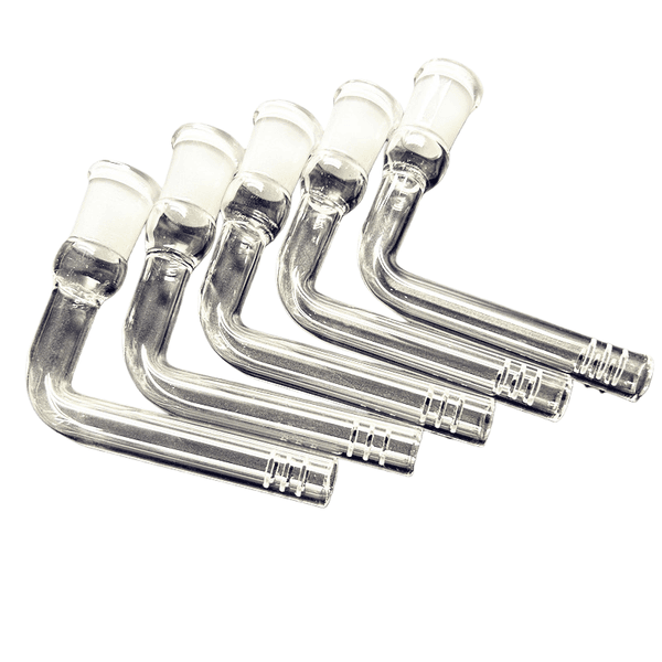 Shenzhuglass accessories Glass Downstem Diffuser Smoking Accessories 90° 14mm Female Down Stem Dropdown Adapters For Bongs