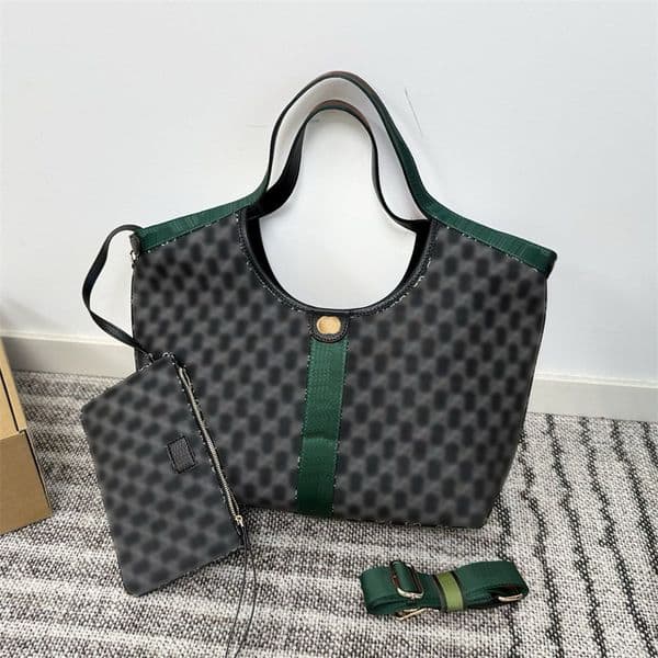 Large capacity Giglio Large Tote Bag Luxury Designer bags Womens mens handbag Canvas Emblem bag leather shopping bag fashion crossbody Shoulder bag beach travel bag
