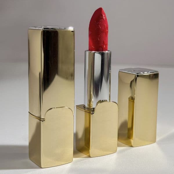 2025 Limited Edition Brand Lipstick Top Quality Gold Tube Velvet Matte Designer Lipstick 3.5g Rouge Long Wear Floral Lip Care Balm For Woman Cosmetic