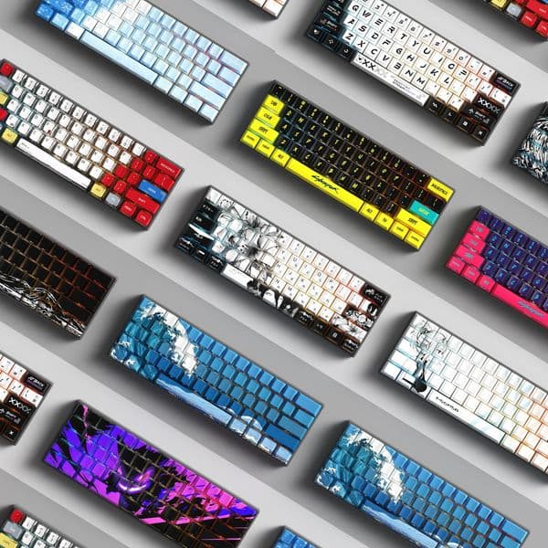 New 129 Keys Side-Engraved Anime Theme Pbt Mechanical Keyboard Keycaps For Gaming And Office Use PBT Heat-Sublimated Mechanical Keycaps Y260525