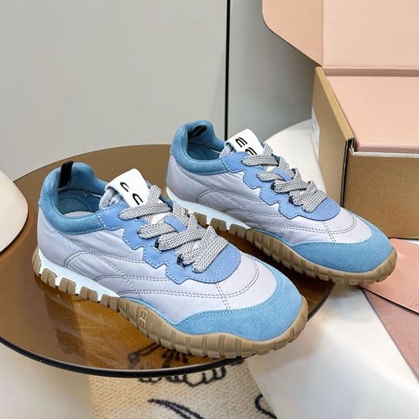 Tyre Technical Fabric Suede Sneakers 5E417E Designer Laces Closure Sneakers Womens Soft Running Shoes Ladie 2026 New Casual shoes Rubber Outsole sizes 35 41