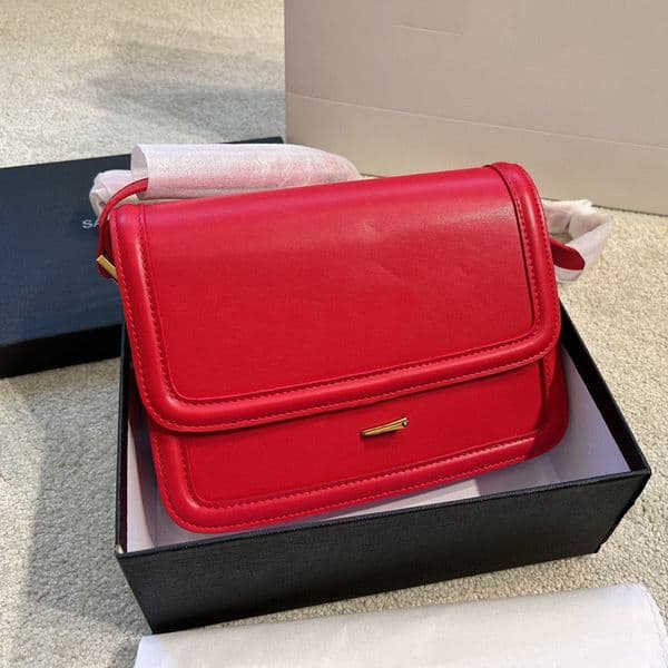 Designer Bag Shoulder Bag Crossbody Bag Fashion Handbag for Woman Gold button classic Leather bag Totes Evening Wallet Purses Bags S183 02