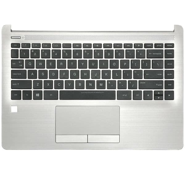 New for 340 G7 348 G7 TPN-I136 Laptop Keyboard Replacement Palmrest Top Case Upper Cover with Touchpad Silver L81308-001