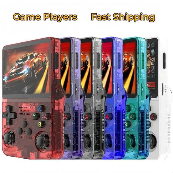 NEW R36S Retro Handheld Gaming Console Open Source Linux System 35 Inch IPS Screen Portable Classic Game Collection
