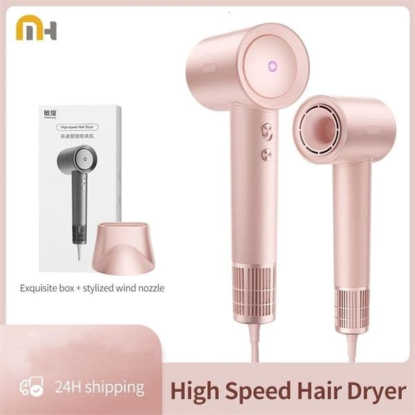 High-Speed Electric Hair Dryer Machine1600W Adjustable Temperature Professional Low Noise Fast Drying Anion Hair Care Blow Dryer 251212ww