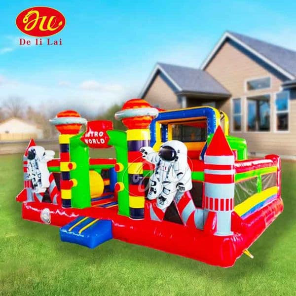 16.4x16.4ft Space-Inspired Cross-Border Products Exciting Inflatable Bounce Houses & Slide Sets