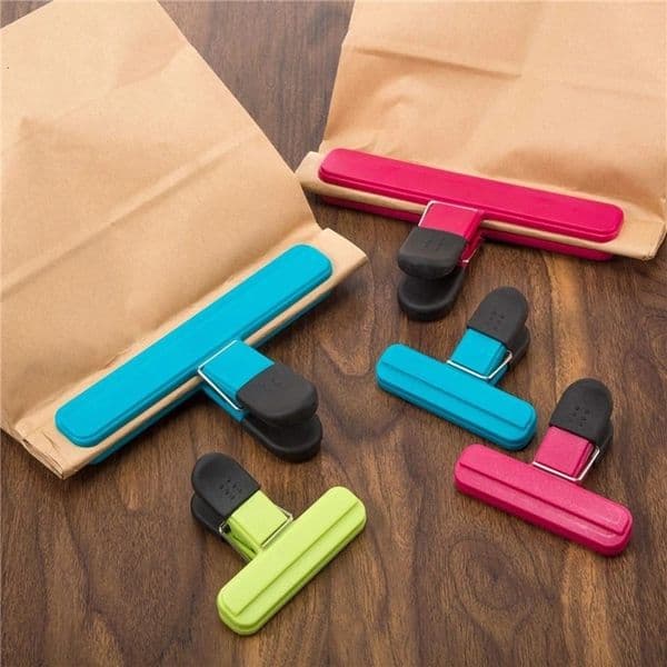 Portable Bag Clips Kitchen Storage Food Snack Seal Sealing Clamp Plastic Tool Organization Accessories 251226