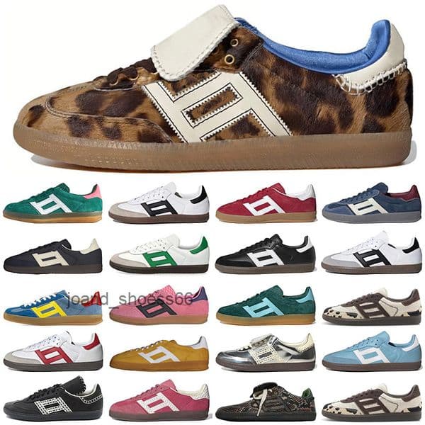 Sambaswomen Bold sandals womens Designer sneakers Pink Glow Platform shoe Orange Vegan White Gum OG Footwear White Indoor Suede men women outdoor sports