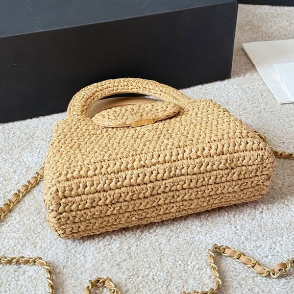 Luxury Straw Women Makeup Bag Crossbody Shoulder Bag Trend Handbag Fashion Clutch Bag Designer Sacoche Shopping Key Pouch Pochette Underarm Bag Street Casual Bag