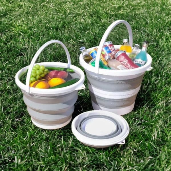 Folding bucket car wash bucket childrens outdoor travel fishing bucket storage bucket lightweight folding 251225