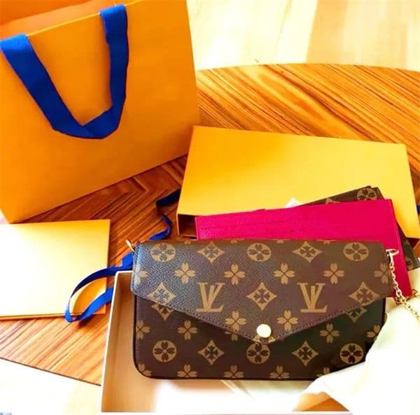 Luxury Designer Bag 3 Multi FELICIE POCHETTE Chain Handbag Crossbody Purse Fashion Women Shoulder Bags Lady Totes Wallet louisities vittonn bag viitton backpack08