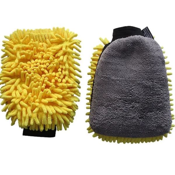 Multi-Function Car Washing Mitt Dense Coral Velvet Glove for Waxing Detailing Polishing Uses for Auto Body Wheels Boats 251225BJ