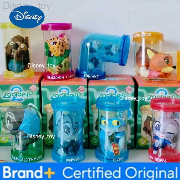 Disney Genuine Zootopia 2 Blind Box Cosbi Collection Decoration Action Figure Anime Mystery Box Ornament Toys Christmas Gifts H251231