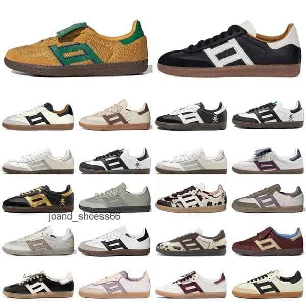 Sambaswomen Designer shoes sandals For Men Women Leopard print platform White Core Black Collegiate Gum Outdoor Flat Sports Sneakers 36-45
