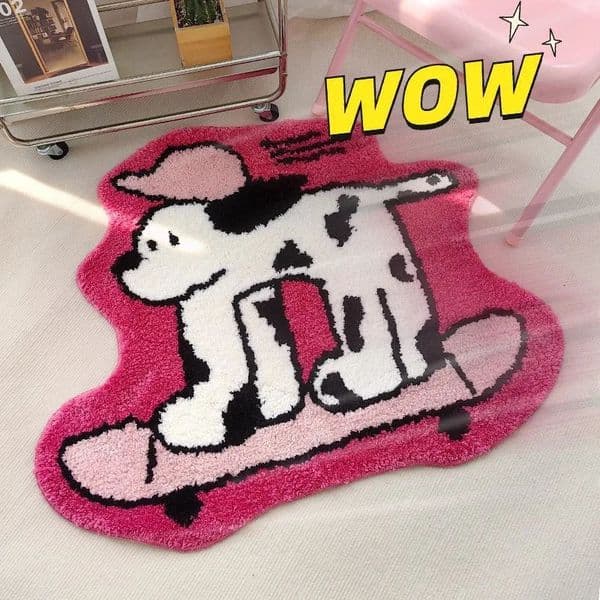VIKAMA Cartoon Creative Carpet Waterproof Doormat Antifouling Living Room Rugs Bedroom Bathroom Soft Home Decora 251229