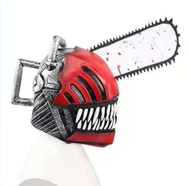 Bestseller Electric Saw Headgear Roleplay Scary Latex Mask Halloween Costume Props ddmytues