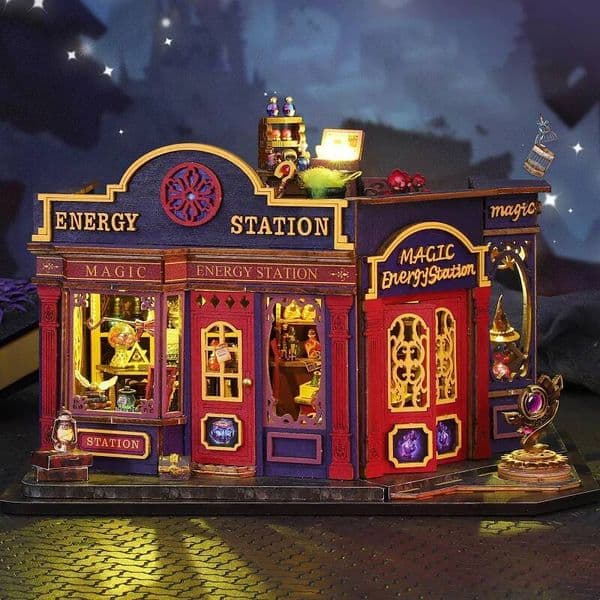 Bestseller Magic Power Station Enchanted Bookshelf Decor,DIY Book Nook Kit , Creative Gift Idea Black Friday ddmytues