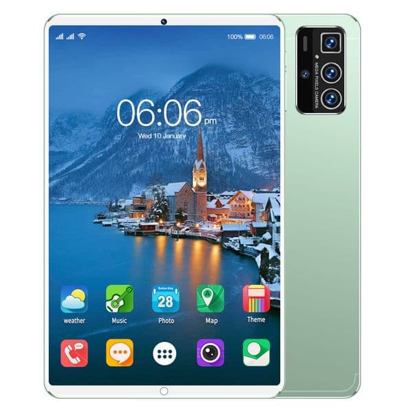 Pro14 New Off-The-Shelf Smart Lightweight Portable Phone Computer Face Unlock Global Language Smartphone Front And Rear HD Cameras Metal Case 5G Tablet