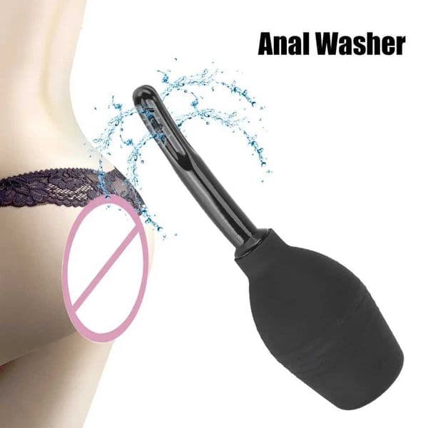 Anal Washer Nozzle Pump For Women Vaginal Shower Men Butt Plug Sex Toys Adults Games Cleaner Erotic Product Douche EnemaW250701