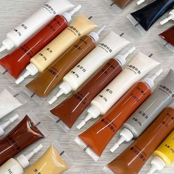 Putty Fillers Coating Filler For Floor Paint Fill Fix Wood Furniture Door Repair Caulk Paste B2