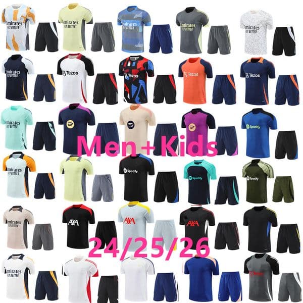 tracksuit tracksuit training chandal 2024 25 26 foot tuta retro futbol Soccer tracksuit football tracksuit kid men and kids kit