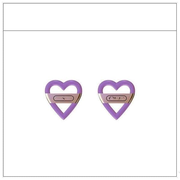 DHcollections Valentine's Day City Heart for Women Niche Design High-end New Trendy Stud Earrings Qixi Gift
