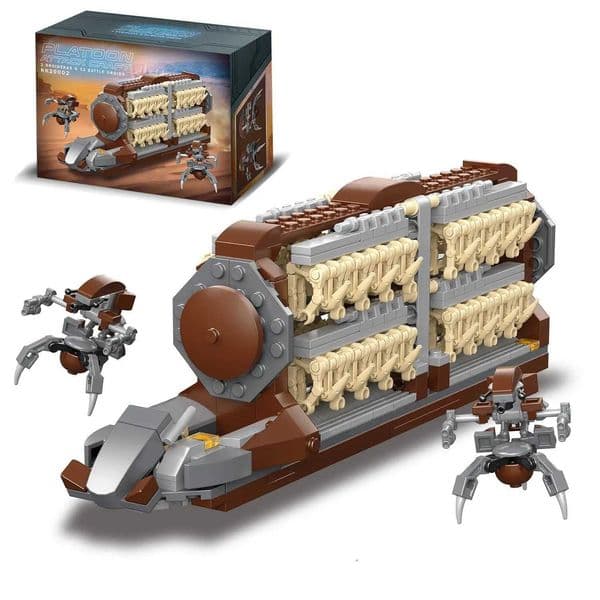 522PCS Space War Transport Vehicle Building Blocks Alien War Soldier Car Model Bricks Desktop Decoration Toys Kids Holiday Gifts XJ250702
