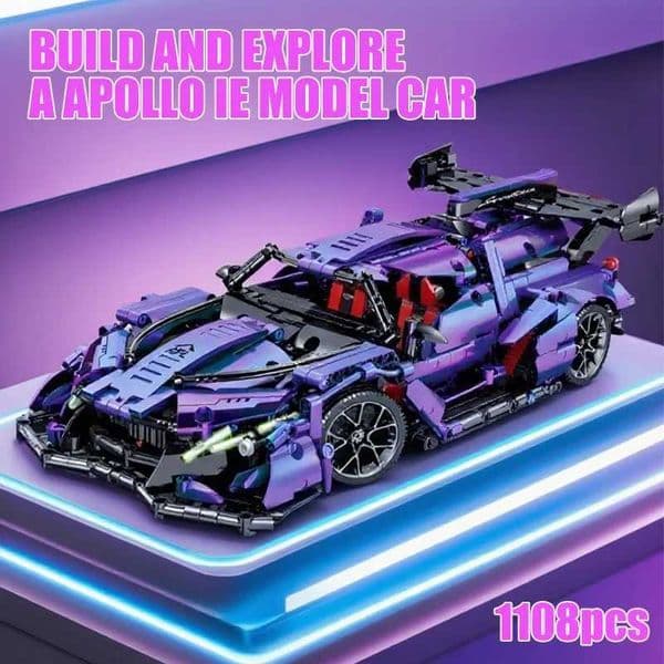 1108PCS Technical Sports Car Building Blocks Model Ci Racing Vehicle Series Assemble Bricks Toy For Kids Adult Christmas GiftXJ250702