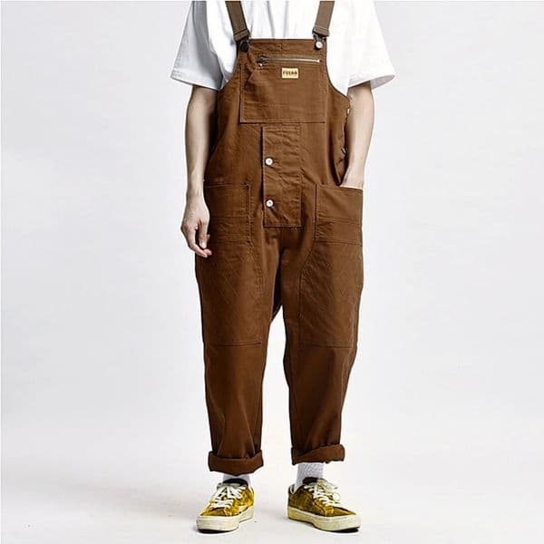 Cute Overalls for Women Mens Relaxed Fit Duck Bib Overall Denim Sweatsuit Jumpsuit 250625