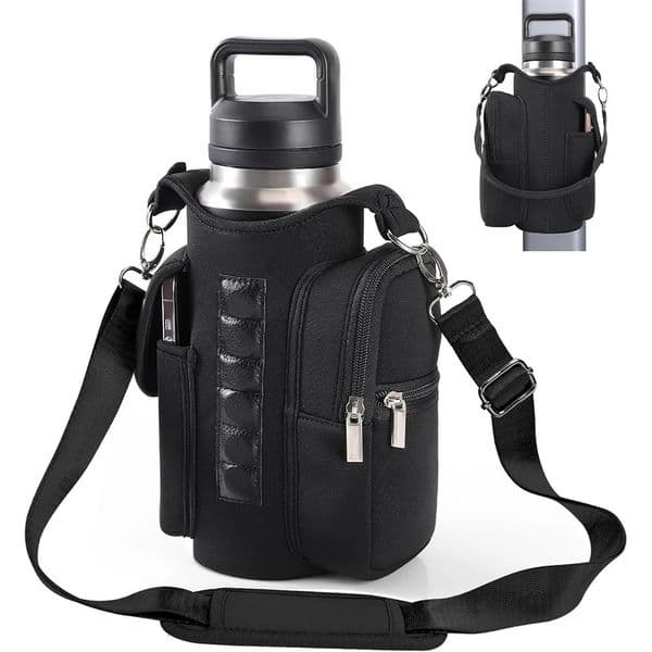 Magnetic Gym Bag Water Bottle Bag Sling Bag Crossbody Water Bottle Pouch Phone Holder Water Bottle Bag Men Fitness Bag 250701