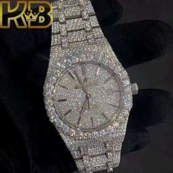 Iced for Hop Vvs Quality Vvs1 Jewelry Women Dia Pass Tester 100% Out Hip Moissanite Watch