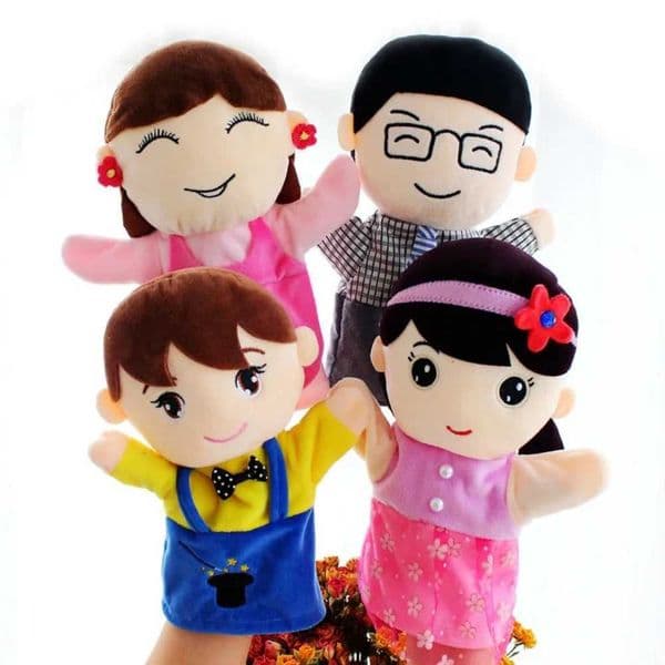 inger Dolls Educational Families Members Storytelling Puppet Story Hand Puppet Families Hand Puppets Family Finger Puppets W250703