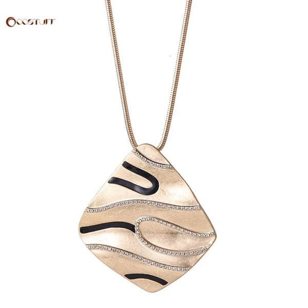 Long Necklaces for Women Sweater Necklace Geometry Pendants Vintage Jewelry Gothic 250630