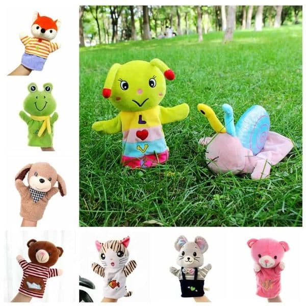 Stuffed Animals Plush Finger Puppet Marine Animals Kaii Hand Finger Puppet Soft Anime Doll Animal Plush Doll Childrens Gifts W250703