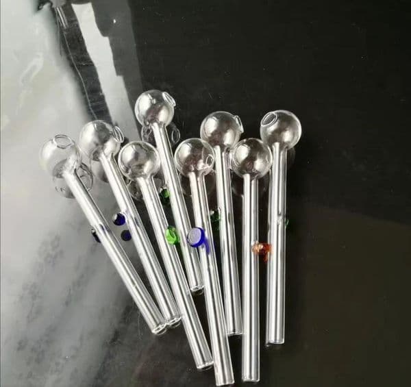 Color support long pot ,Wholesale Bongs Oil Burner Pipes Water Pipes Glass Pipe Oil Rigs Smoking Free Shipping