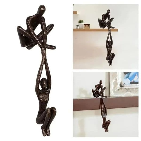 Man Lifting Woman Figurine Art Statue Lover Sculpture Ornament Home Desktop Decor Dancing Couple Creative Artwork 250703