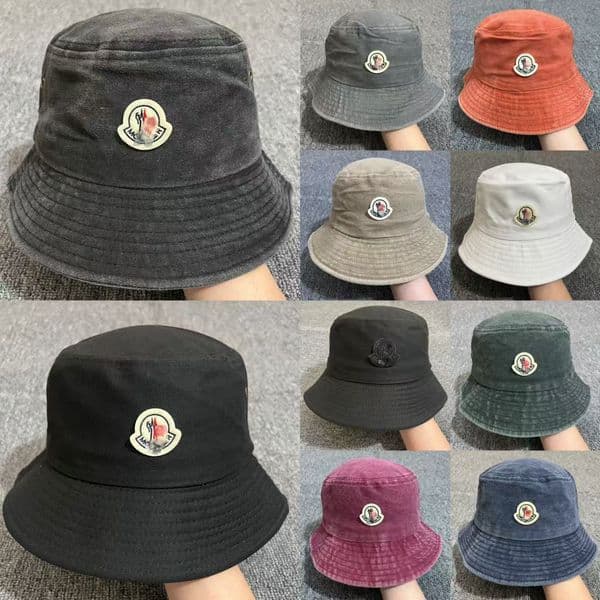 Summer Unisex Washed Cotton Fisherman - Embroidered Bucket Hat for Men & Women, UV Protection Sun Hat, Japanese Style Casual Boho Beach Cap