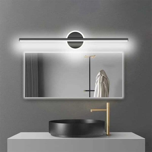 Modern LED Wall Lamp Mirror Front Light 40/60cm Simple Gold Black Indoor Lighting Fixture Bedroom Living Room Kitchen Bathroom Z250702