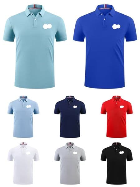 Designer men's polo classic shirt, men's short-sleeved t-shirt with lapel, casual letter embroidery stripes, fashionable cotton fabric, men's T-shirt, Asian size M - 5XL