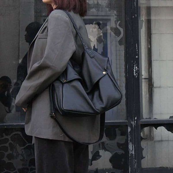 Top Layer Braided Large Bag Single Crossbody Shoulder Handbag For Women 2025/07/04