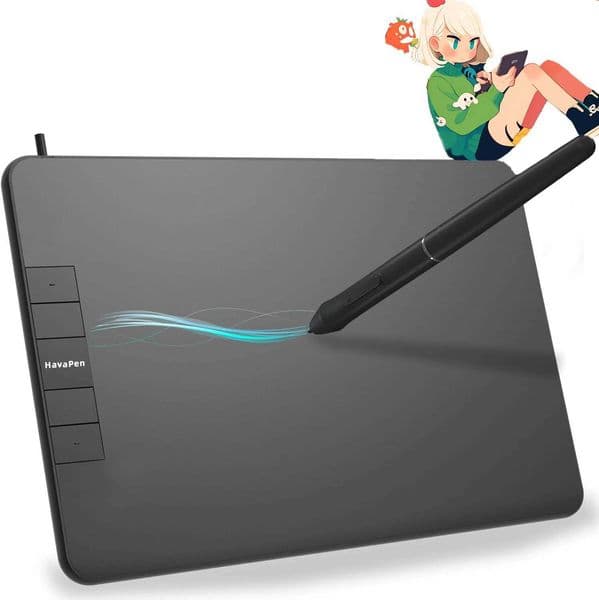 HavaPen YZ64 Graphic Tablets Digital Pen Tablet Phone Drawing Tablet with Tilt OTG Battery-Free Stylus for Android Windows macOS X250704