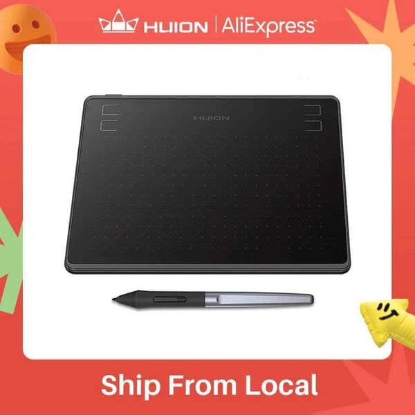 HUION HS64 6x4 Inches Graphic Drawing Tablets Phone Tablet Painting Tools with Battery-Free Stylus for Android Windows and macOS X250704