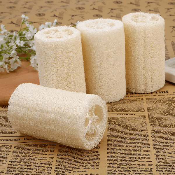 500pcs Natural Loofah Luffa Sponge with Loofah For Body Remove The Dead Skin And Kitchen Tool Bath Brushes massage Bath Towel Washing