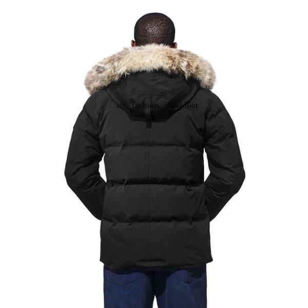 Mens Moncleat Winter Men Down Jacket Gooses Puffer Jacket Homme Outdoor Jassen Outerwear Real Coyote Fur Warm Hooded Windproof Waterproof Thicken Coat Doudoune 72f