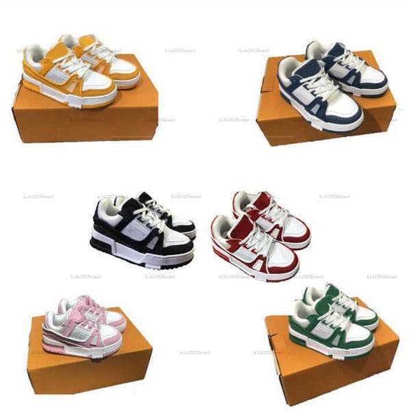 Classics baby shoes Multi color selection kids Sneakers Size 26-35 Carton packaging Lace-Up boys girls Casual shoes A441X12N115-e