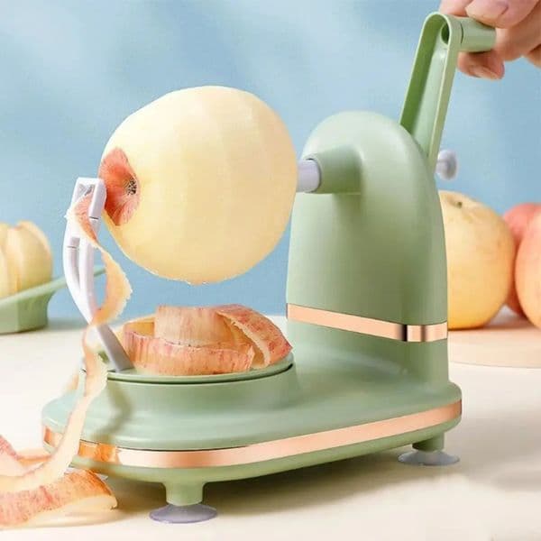 Maunal Hand Crank Fruit Peeler Rotating Labor-saving Automatic Peeler with Suction Cup Does Not Hurt Hands Peeling Machine 250703