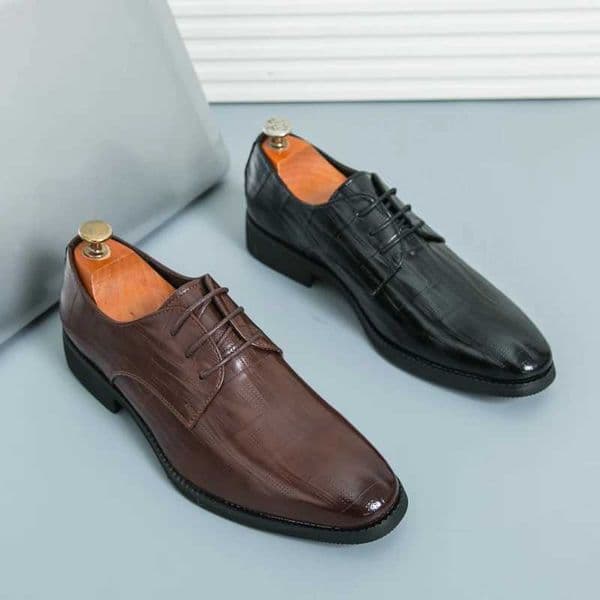 Business Social Leather Mens Dress Shoes High Quality Formal Shoes Men Wedding Office Leather Shoes Male Casual Brogue Shoes W250705